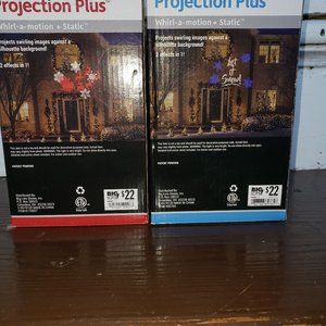 LED LightShow Projection Plus (2 different ones) "Let it Snow" and "Snowflakes"